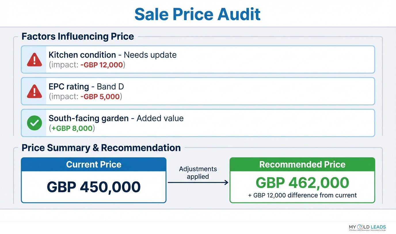 Price audit tool